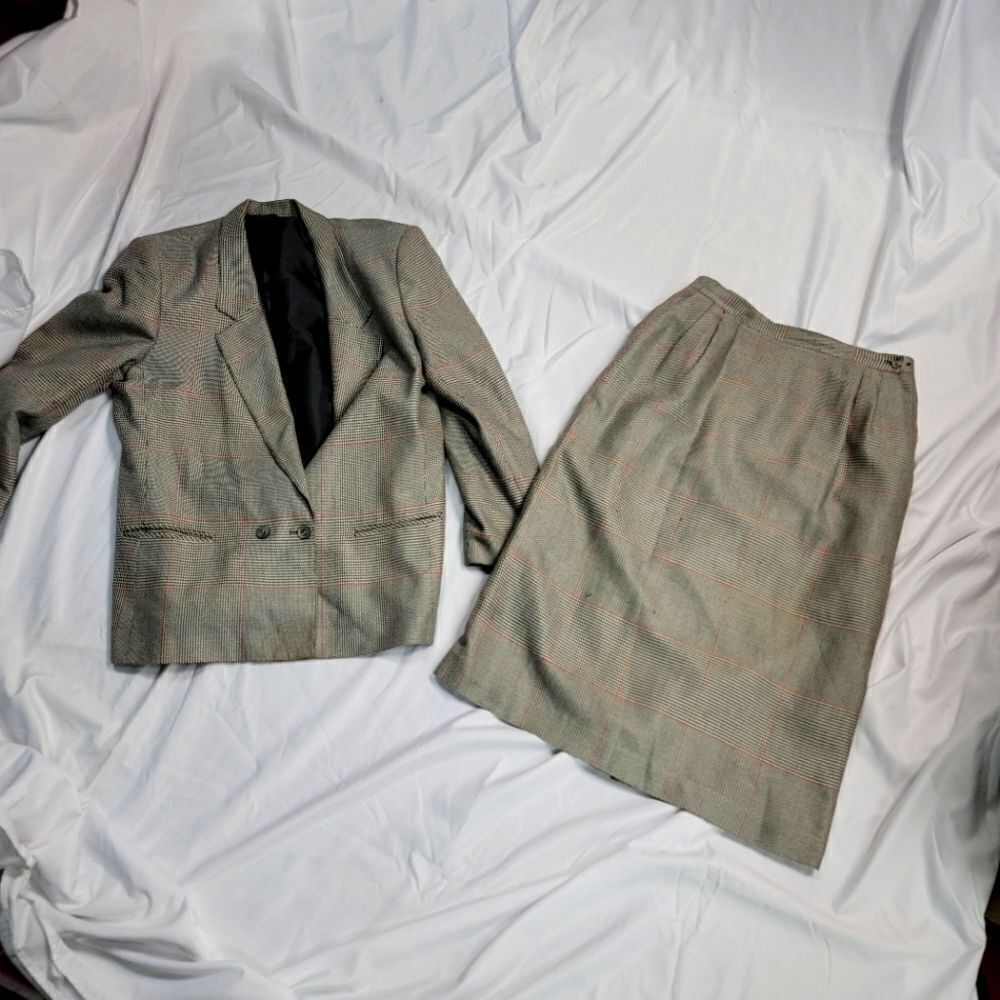 Vintage 1980s Paul Stanley Blazer and Skirt Set